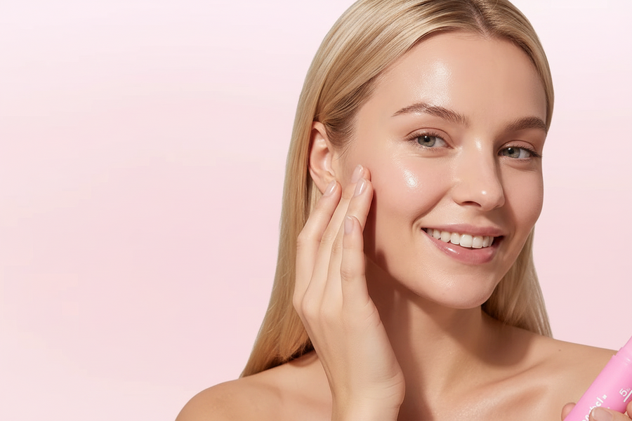 Votre éclat doux, baume rose en stick