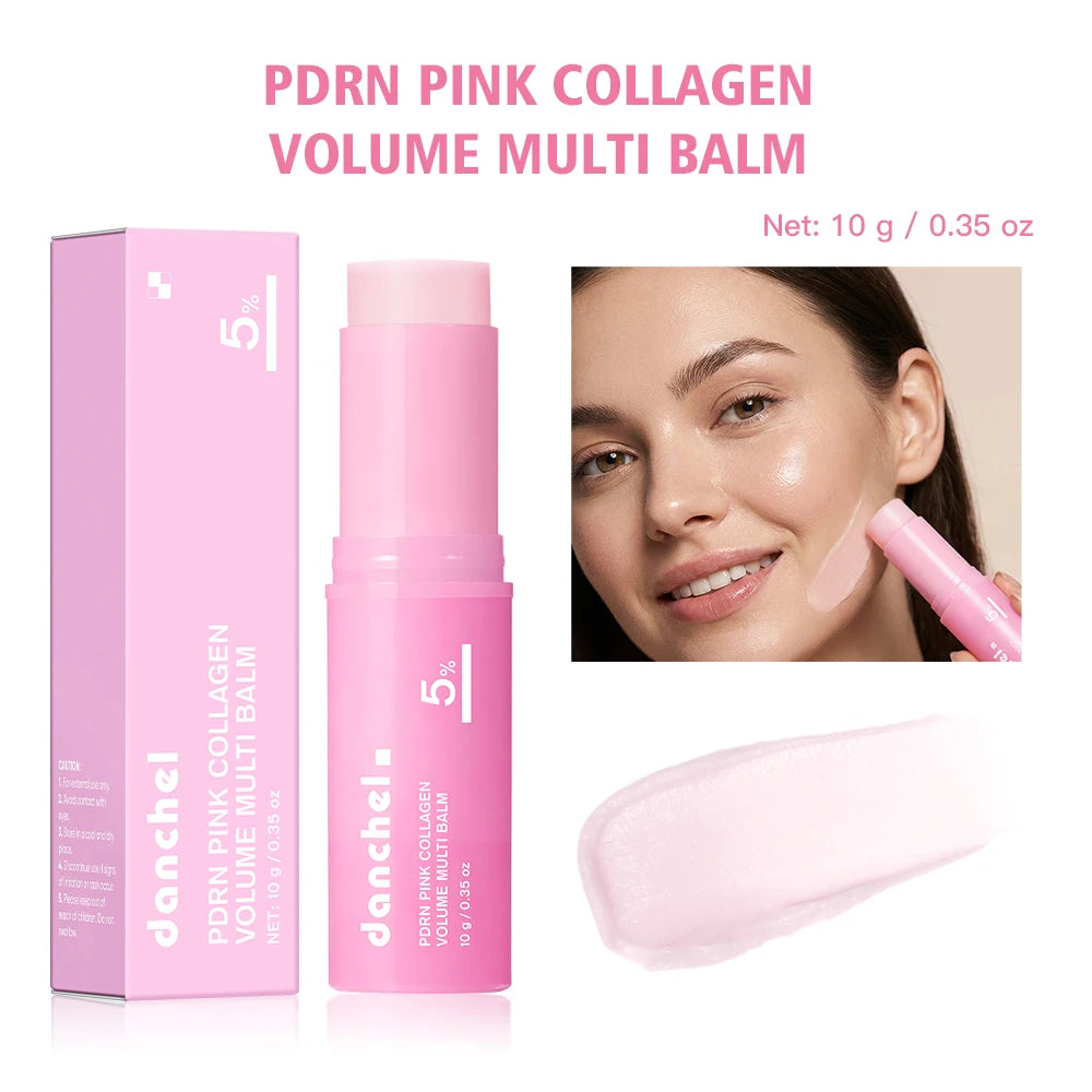 Baume en bâton de collagène rose PDRN – Multi-baume hydratant | Hanul Skin