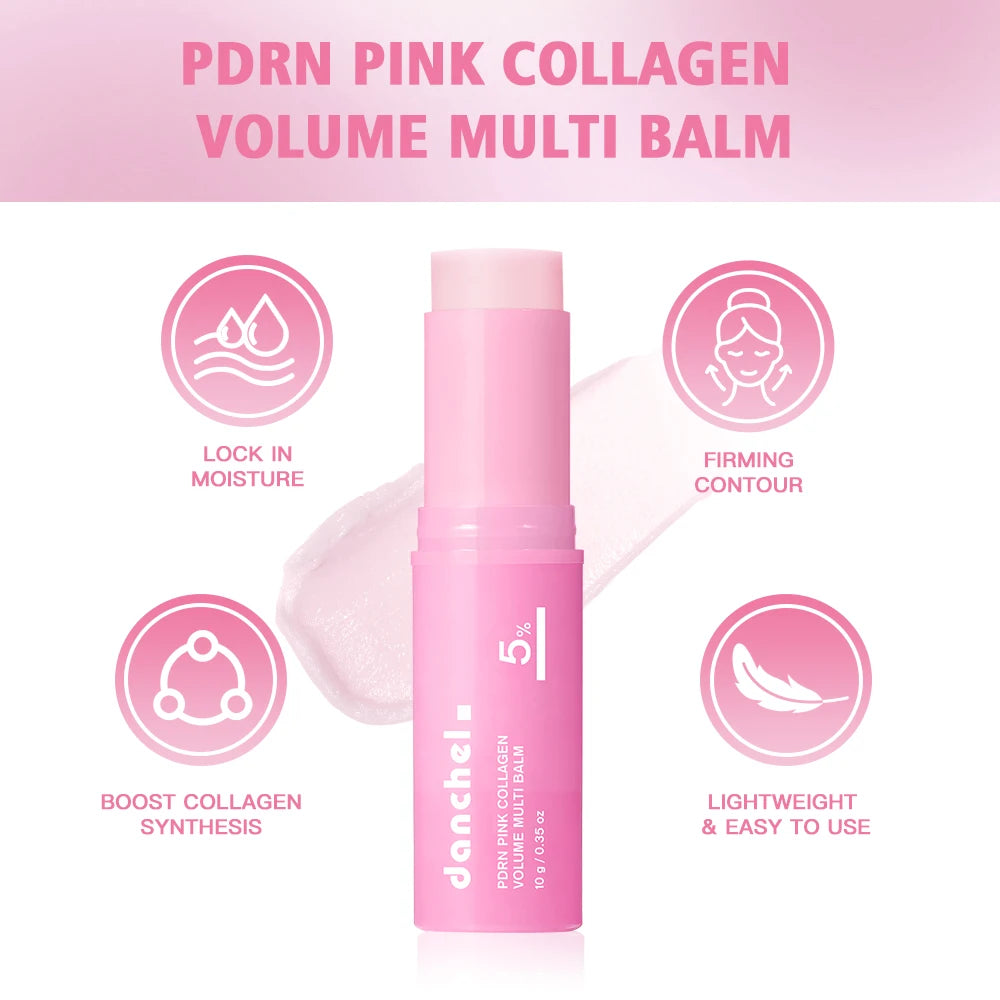 Baume en bâton de collagène rose PDRN – Multi-baume hydratant | Hanul Skin