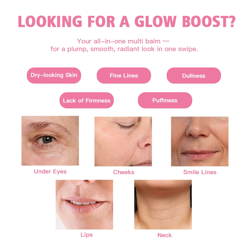 Baume en bâton de collagène rose PDRN – Multi-baume hydratant | Hanul Skin